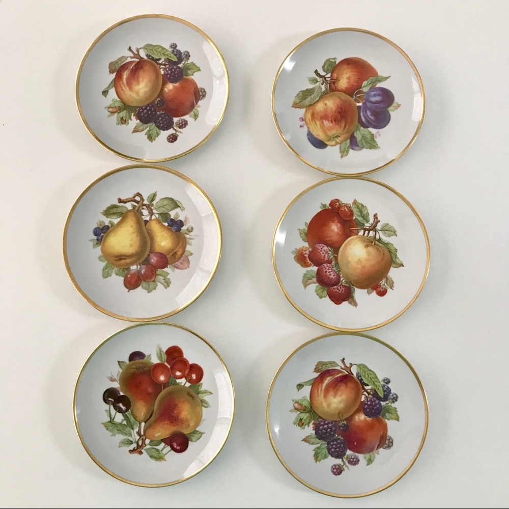 ❤😀Host Pick😀❤Vintage Mitterteic Dessert Plates
